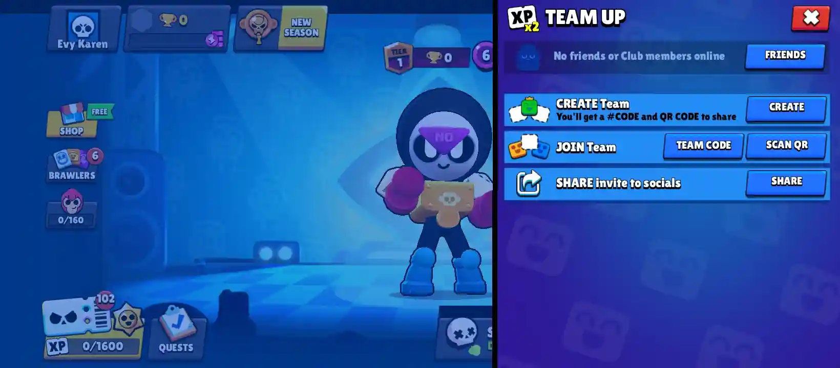 Nulls Brawl APK v69.252 Download | Cosmo und Vince 19 Freundschaftskämpfe im Multiplikator-Modus