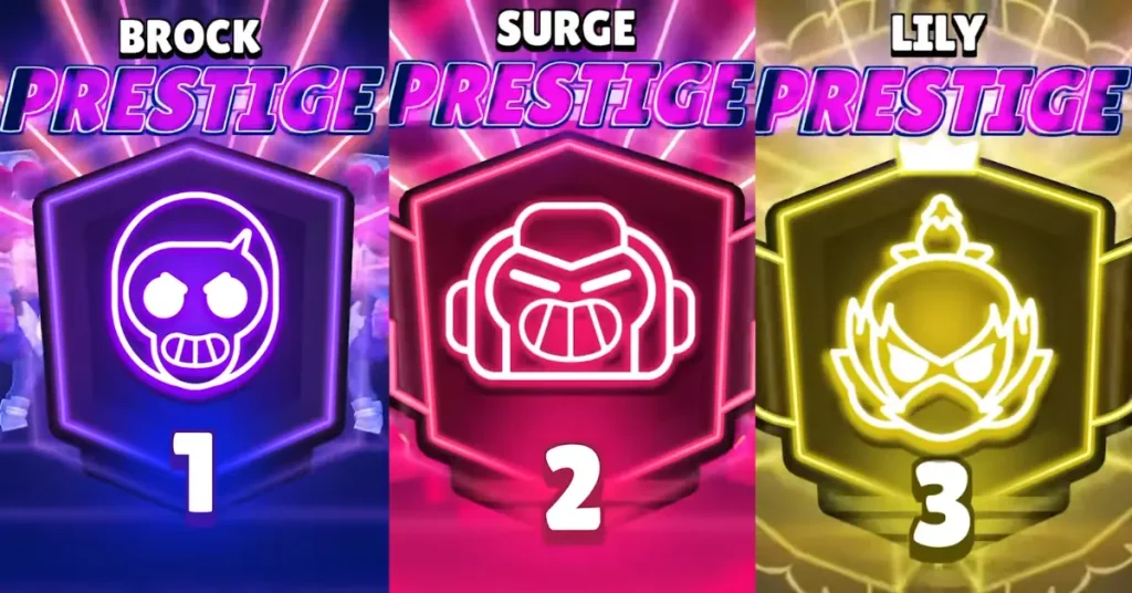 Nulls Brawl Sirius Najia: Trophäensystem, Buffies, und mehr 3 Prestige System
